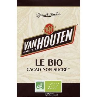 Bột ca cao hữu cơ không đường van houten