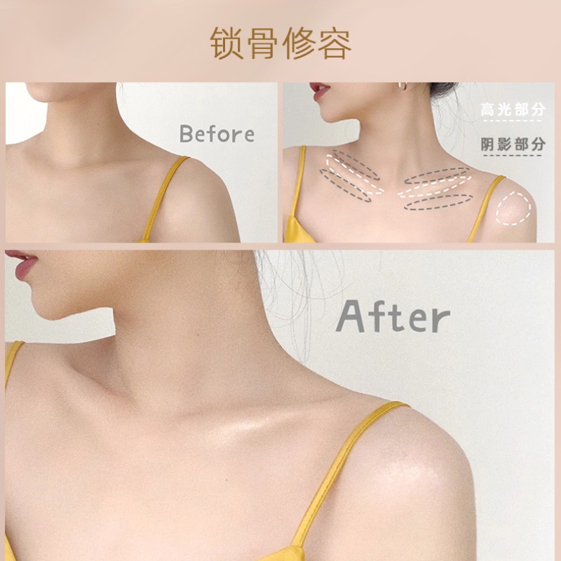 (Hàng Mới Về) Phấn Bắt Sáng Màu Lì Có Độ Bóng Cao Thương Hiệu Minshzee | BigBuy360 - bigbuy360.vn