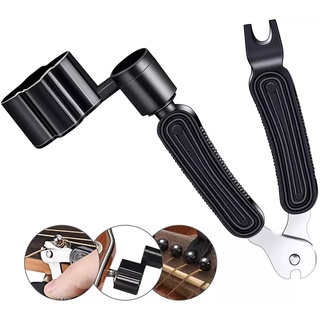 Dụng cụ thay dây đàn guitar đa năng kiềm cắt dây đàn guitar, tay quay khóa đàn guitar, lấy chốt đàn guitar