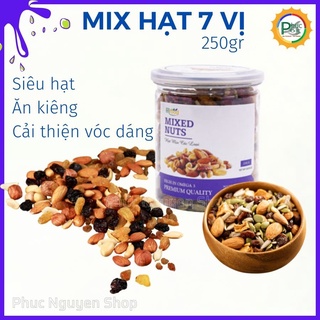 HẠT DINH DƯỠNG MIX 7 VỊ ĐÓNG HỘP 250G