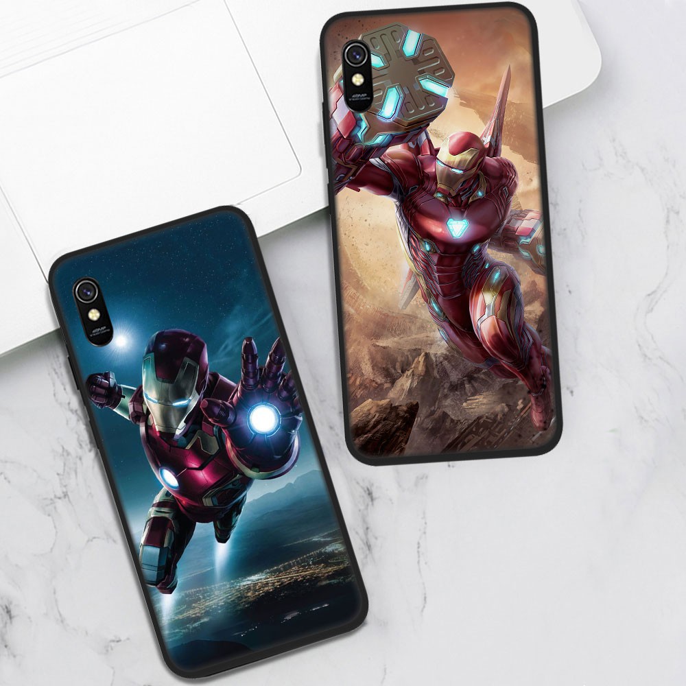 Ốp Lưng Silicone Mềm Phong Cách Iron Man Cho Xiaomi Redmi S2 Go 9a 8a 7a 6a 5a 4a 5 Plus 98qf