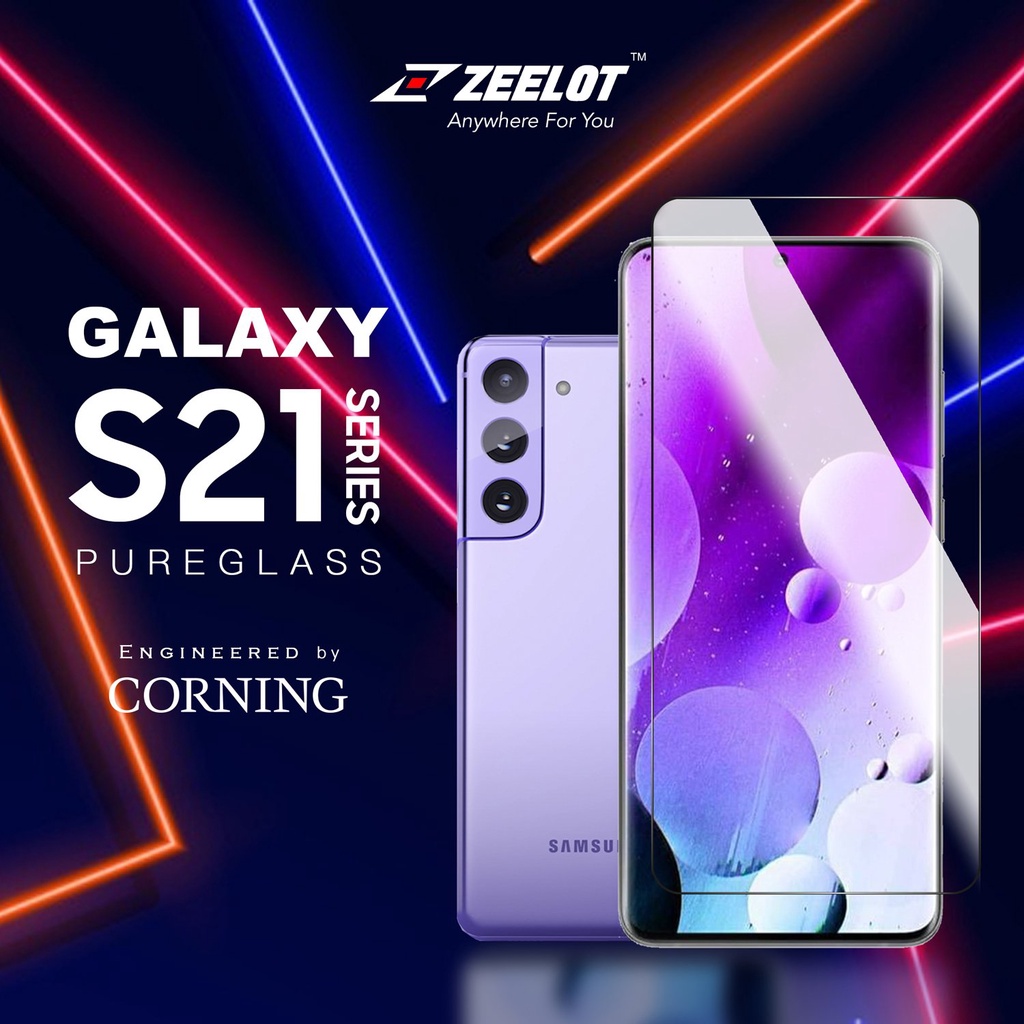 Kính Cường Lực Zeelot UV cho Samsung Galaxy S21 Plus - Fullbox - Chính Hãng