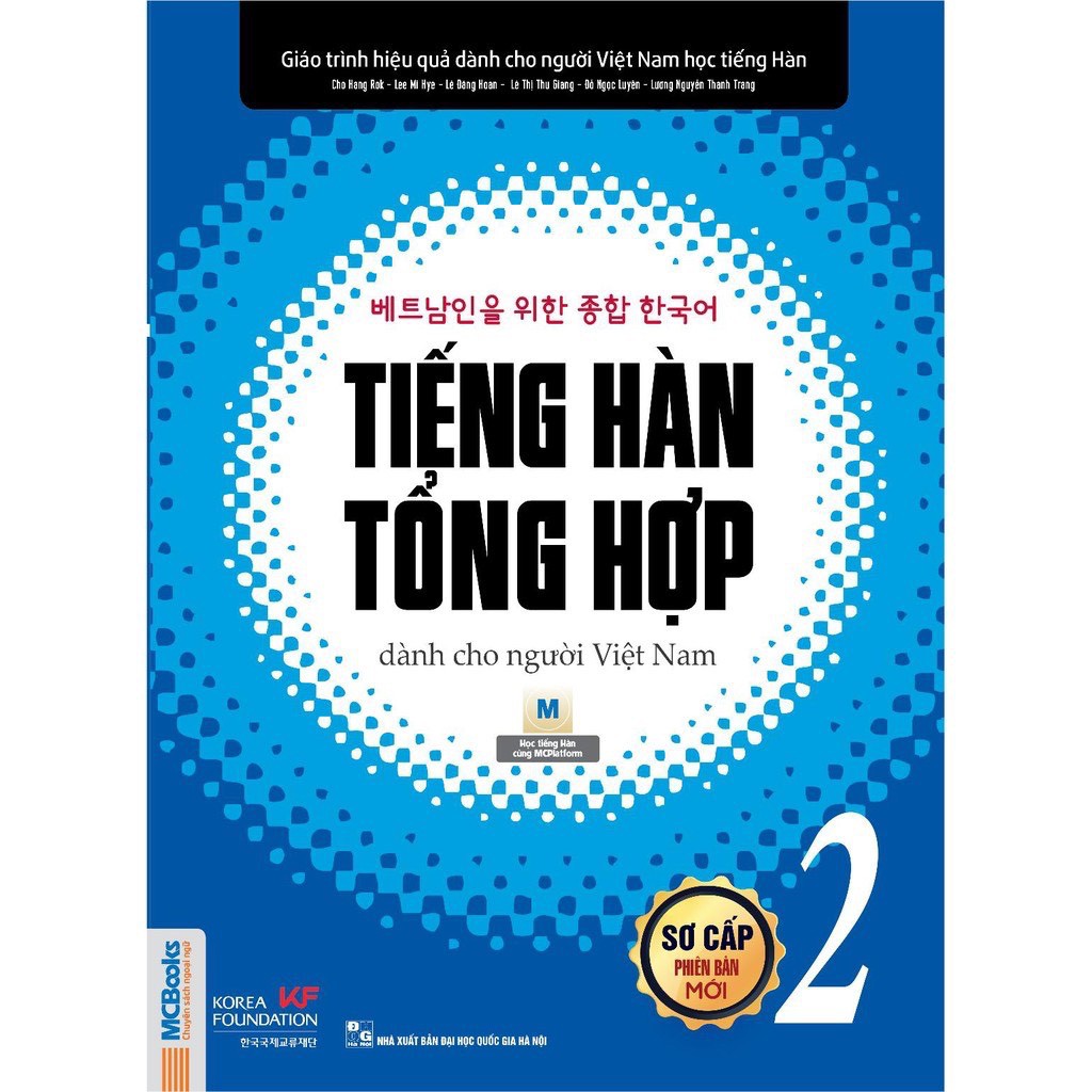 Sách tiếng Hàn - Trọn bộ Giáo Trình tiếng hàn tổng hợp sơ cấp 2 dành cho người Việt Nam (SGK và SBT)