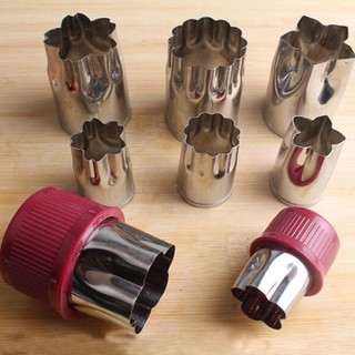 Sỉ 10 bộ dụng cụ cắt tỉa rau củ quả inox 8 món