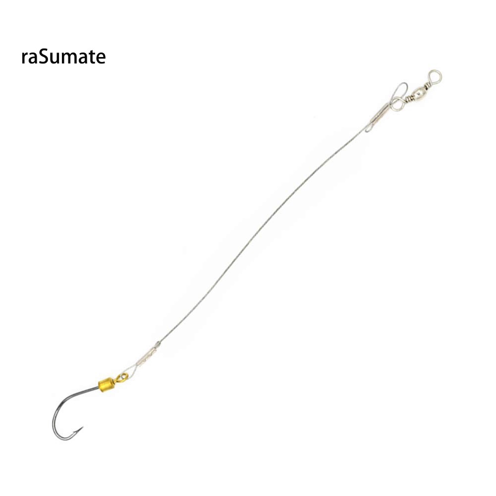 ◮Bộ 5 Dây Móc Câu Cá Bằng Thép Không Gỉ Chống Cắn