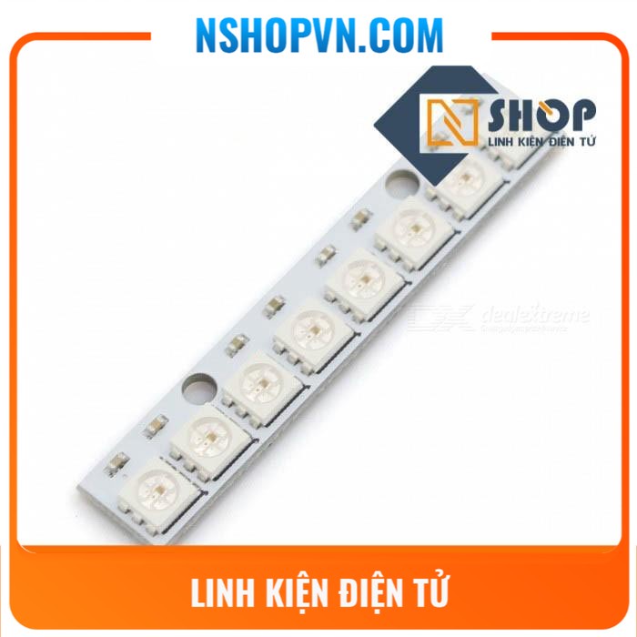 Mạch Hiển Thị NeoPixel 8 RGB LED WS2812 thanh thẳng