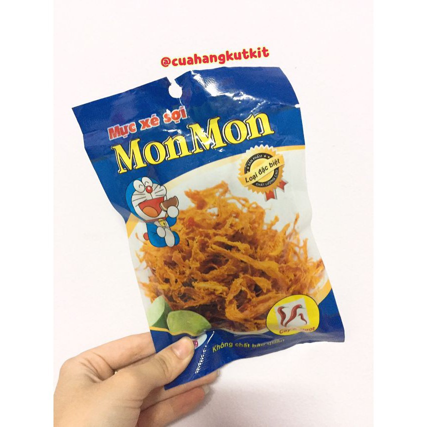 MỰC XÉ SỢI MON MON GÓI 25G - ăn vặt