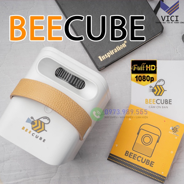 Máy Chiếu Beecube X2 Max Độ Phân Giải Full HD. Hệ Điều Hành Androi Xem Phim Không Dây Kết Nối Điện Thoại Tiện Lợi.