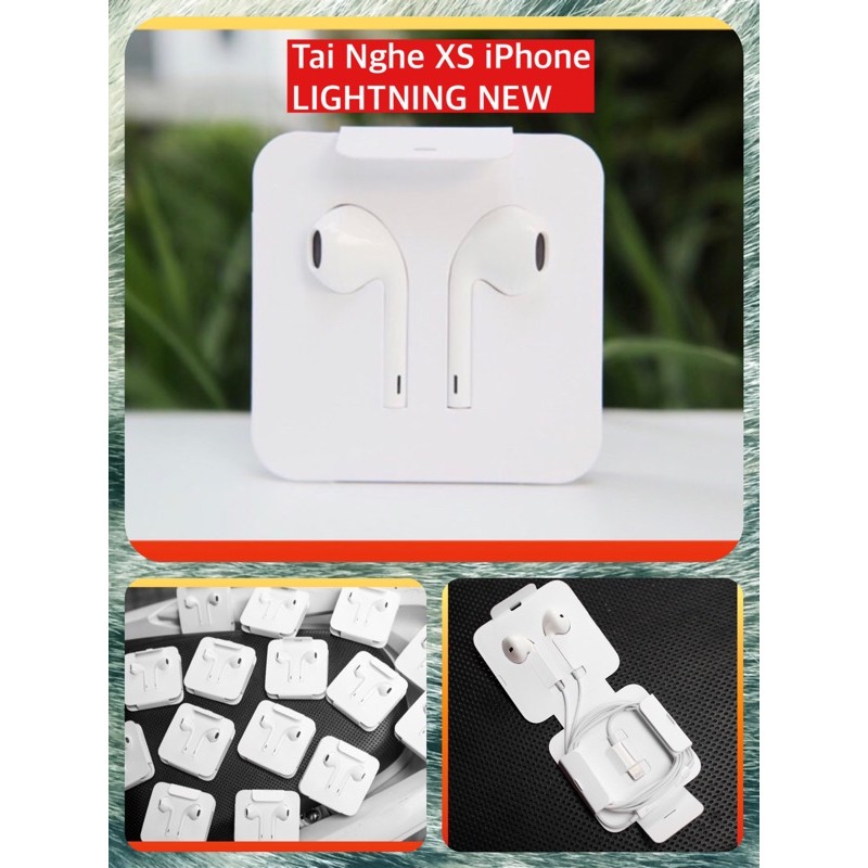 Tai Nghe lightning iPhone 7/7p/8/8p/x/xsm/11promax cao cáp cắm vào dùng được ngay