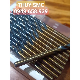 Mũi khoan thép inox Senka vàng đen HSS-G