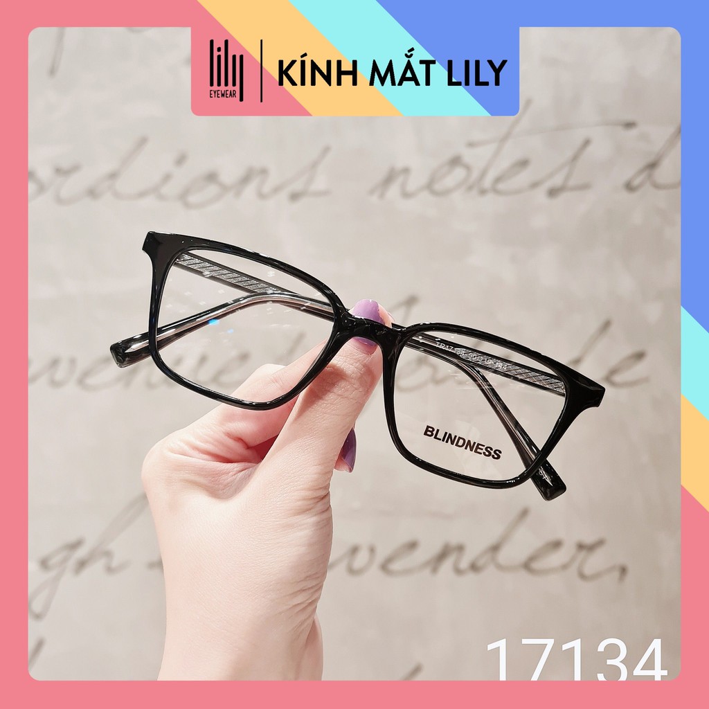 Gọng kính cận nam nữ nhựa dẻo LILYEYEWEAR, kiểu dáng phù hợp với nhiều khuôn mặt  17134