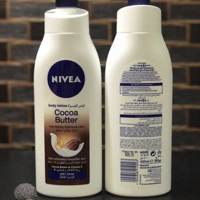 Sữa dưỡng thể Nivea Body Lotion Cocoa Butter 400ml