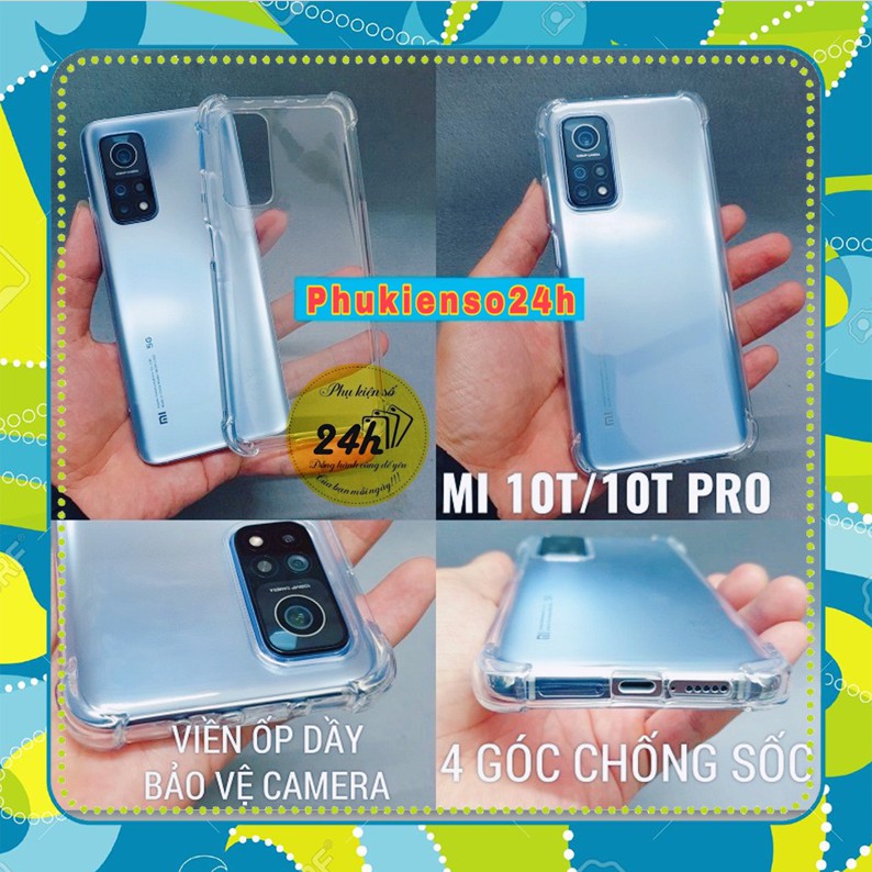 Ốp chống sốc trong suốt Xiaomi 12T 12T Pro Xiaomi 11T Xiaomi 11T PRO MI 10T Mi 10T 5G Mi 10T Pro 5G 