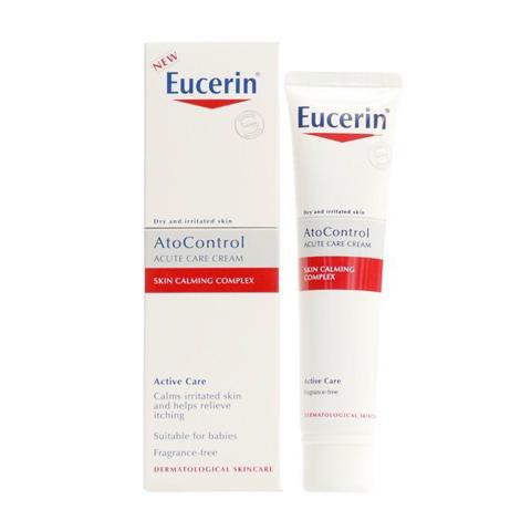 Kem Dưỡng Giảm Ngứa, Đỏ Da Eucerin Atocontrol Acute Care Cream 40ml