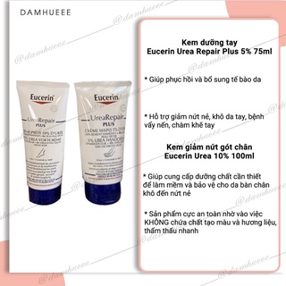 Kem dưỡng da tay, da chân Eucerin Urea Repair Plus