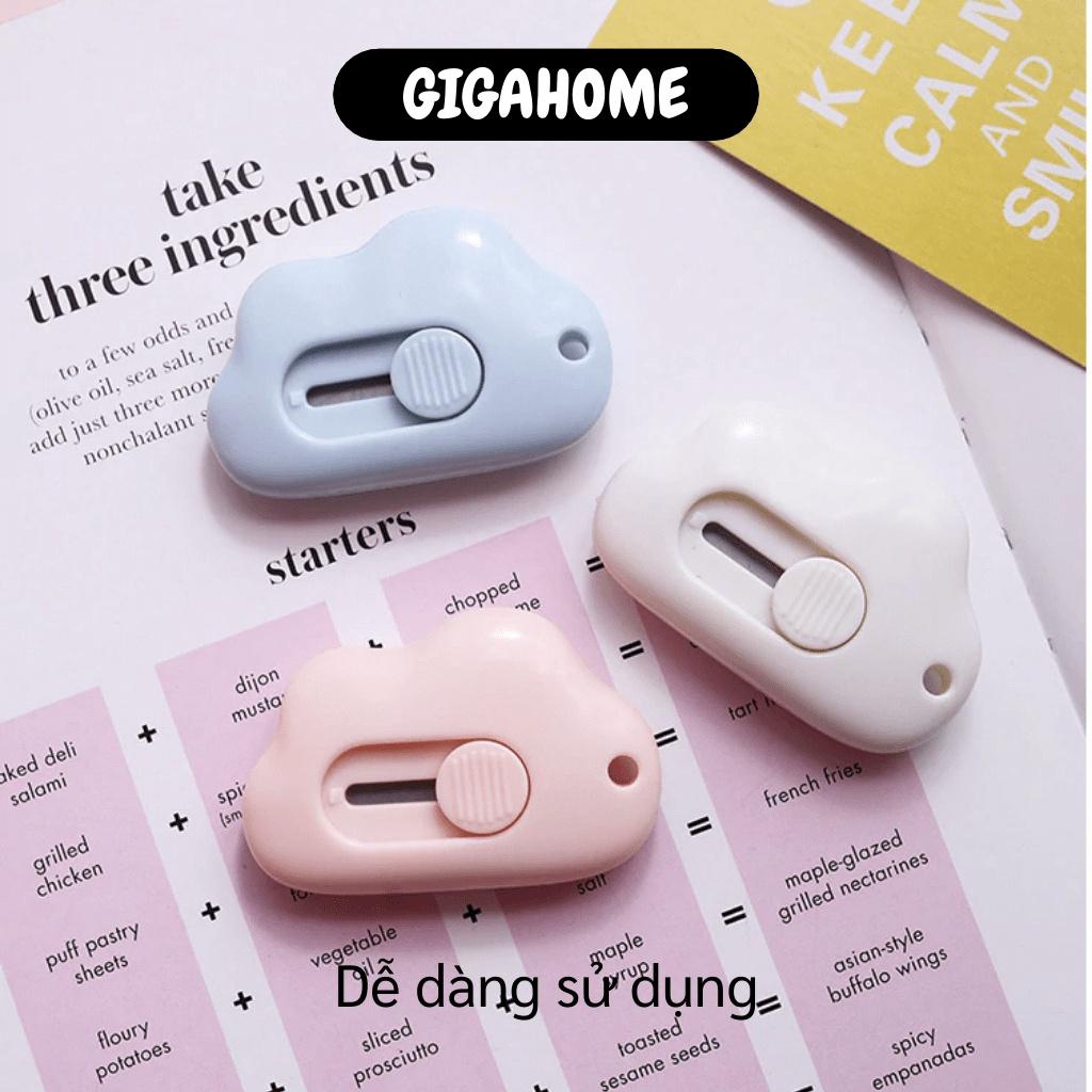 Dao Cắt Giấy GIGAHOME Dao Rọc Giấy Mini Cute Hình Đám Mây Dễ Thương Học Sinh Văn Phòng 9448