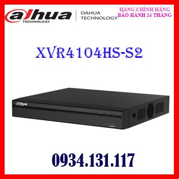 Đầu ghi hình HDCVI/TVI/AHD và IP 4 kênh DAHUA XVR4104HS-S2