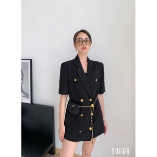 Set Blazer tay cộc