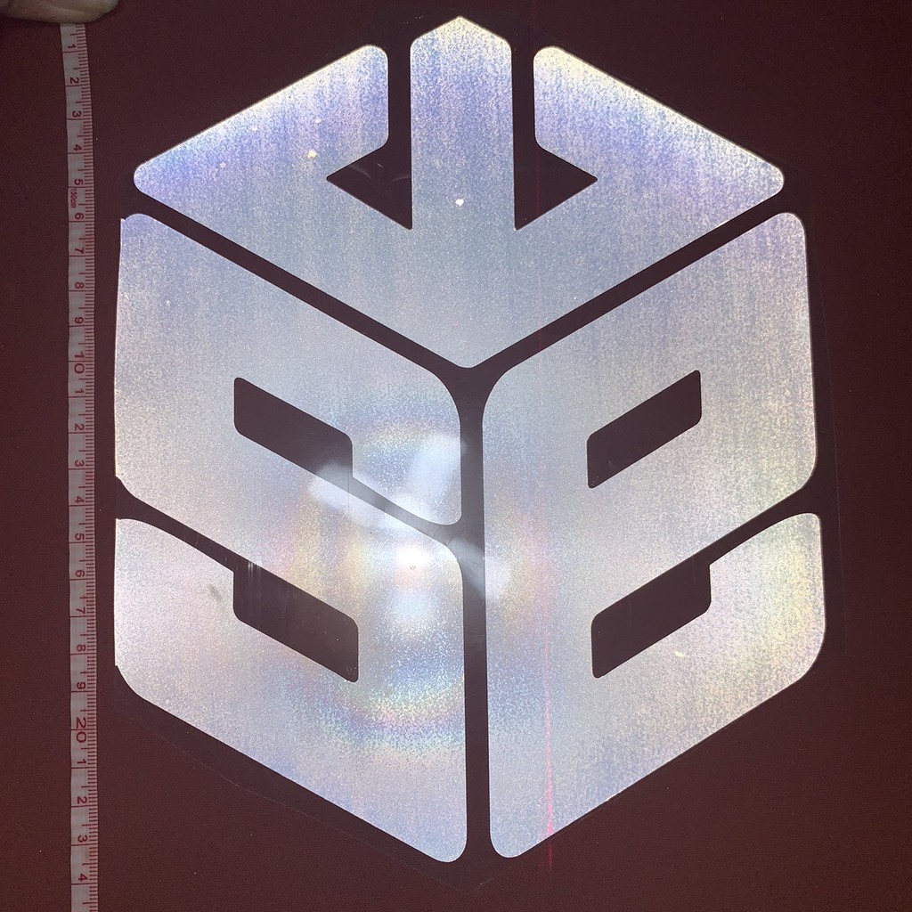 Sticker SWE phản quang bản 23*19.5cm