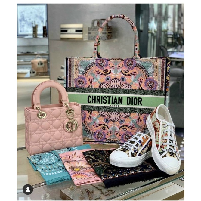 Set túi DIOR tole kèm ví + khăn