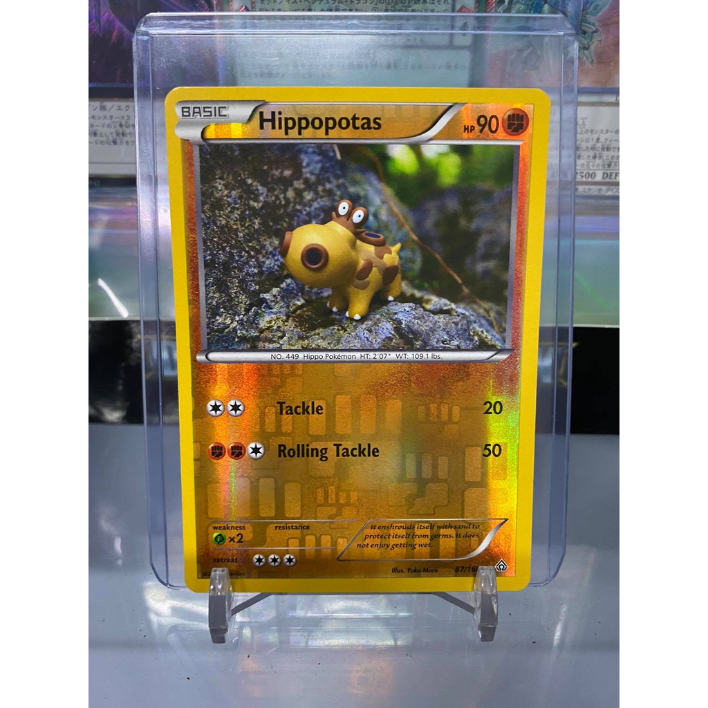 [ Dưa Hấu Yugioh ] Lá bài thẻ bài Pokemon Hippopotas