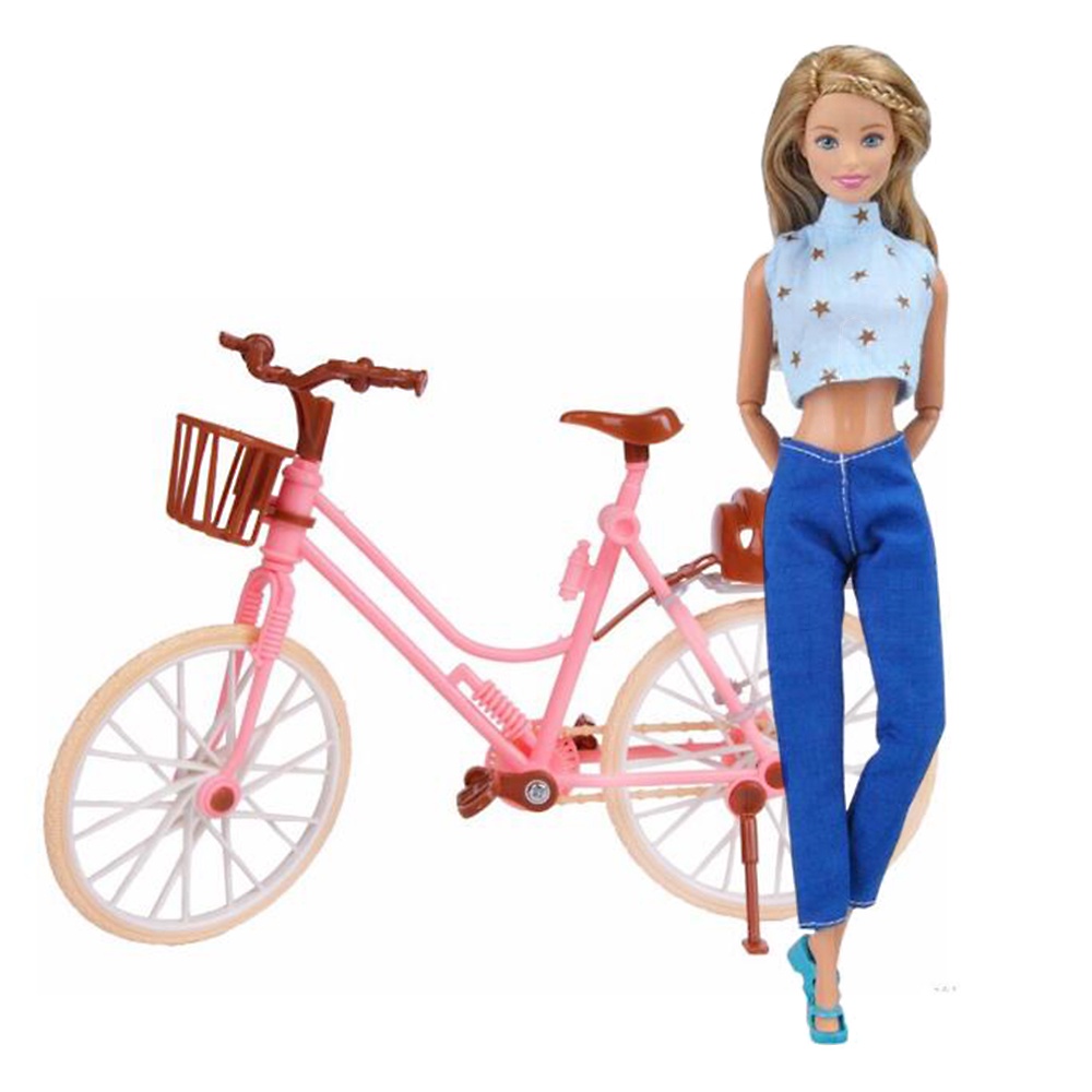 Phụ Kiện Xe Đạp Cho Búp Bê Barbie
