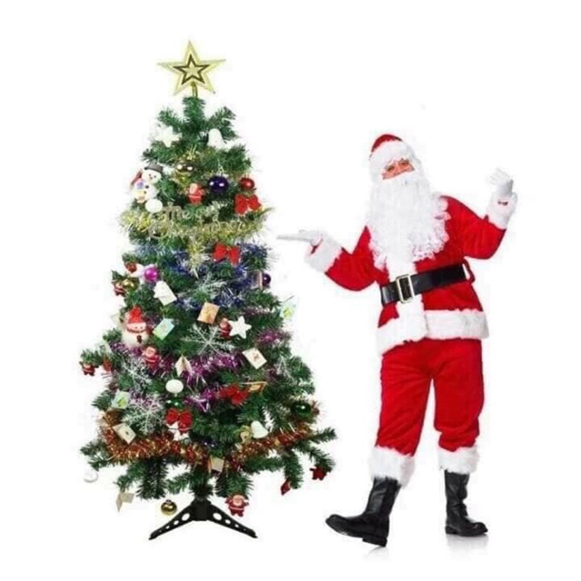 Cây thông Noel - cây giáng sinh 1.8m kèm 166 phụ kiện trang trí