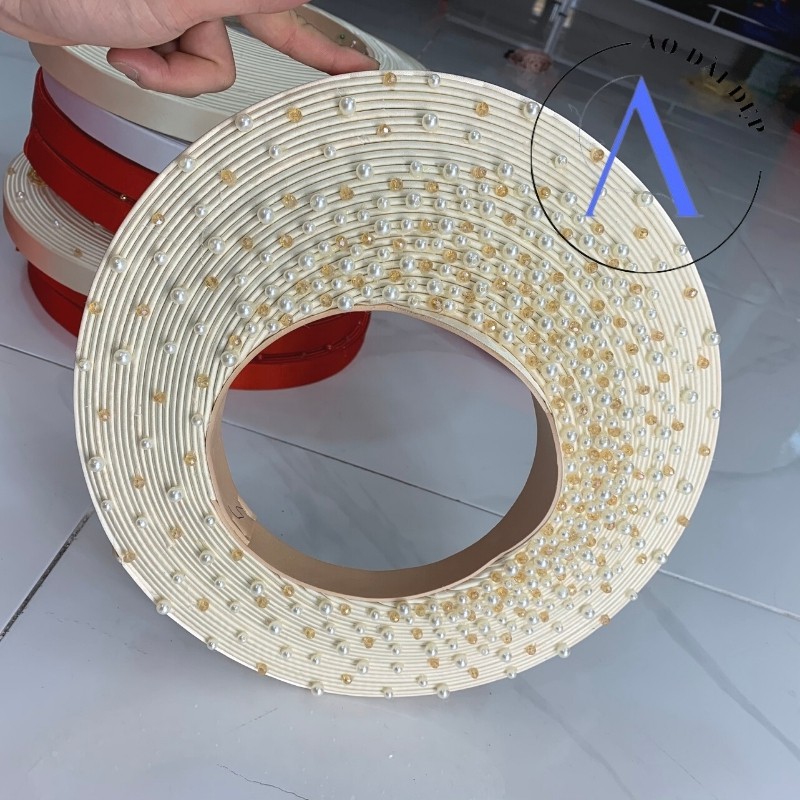 Mấn Đội Đầu - Mấn Áo Dài Cho Cô Dâu Đính Đá MAN10