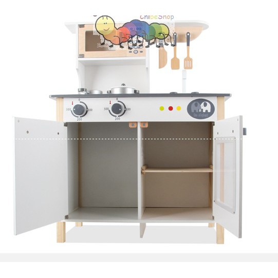 Bộ đồ chơi nhà bếp gỗ cao cấp European Kitchen- Hàng xuất Châu Âu - Đồ chơi nhập vai