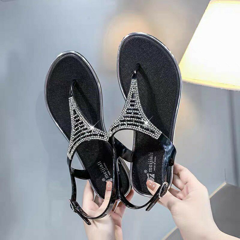 Sandal Nữ Sỏ Ngón Đính Đá Hot