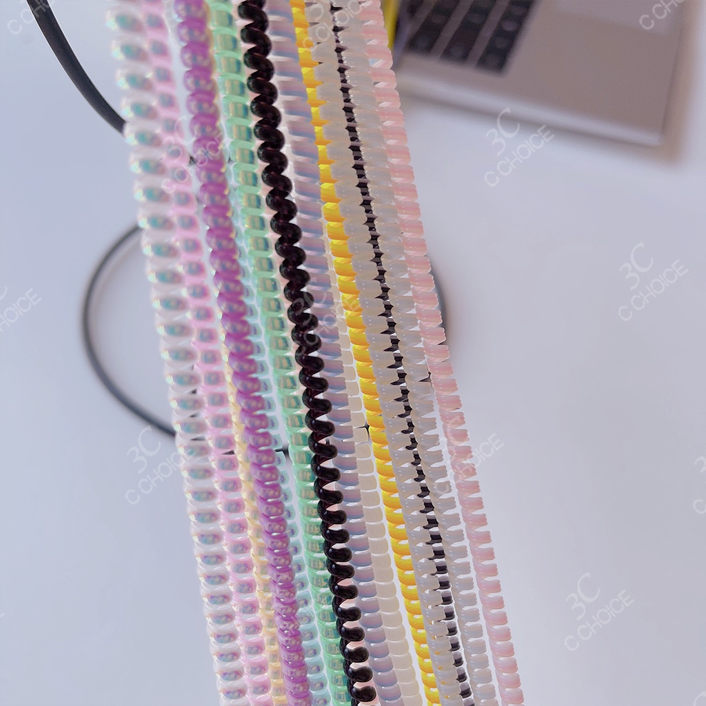 Dây quấn bảo vệ dây cáp sạc USB 140cm tiện dụng