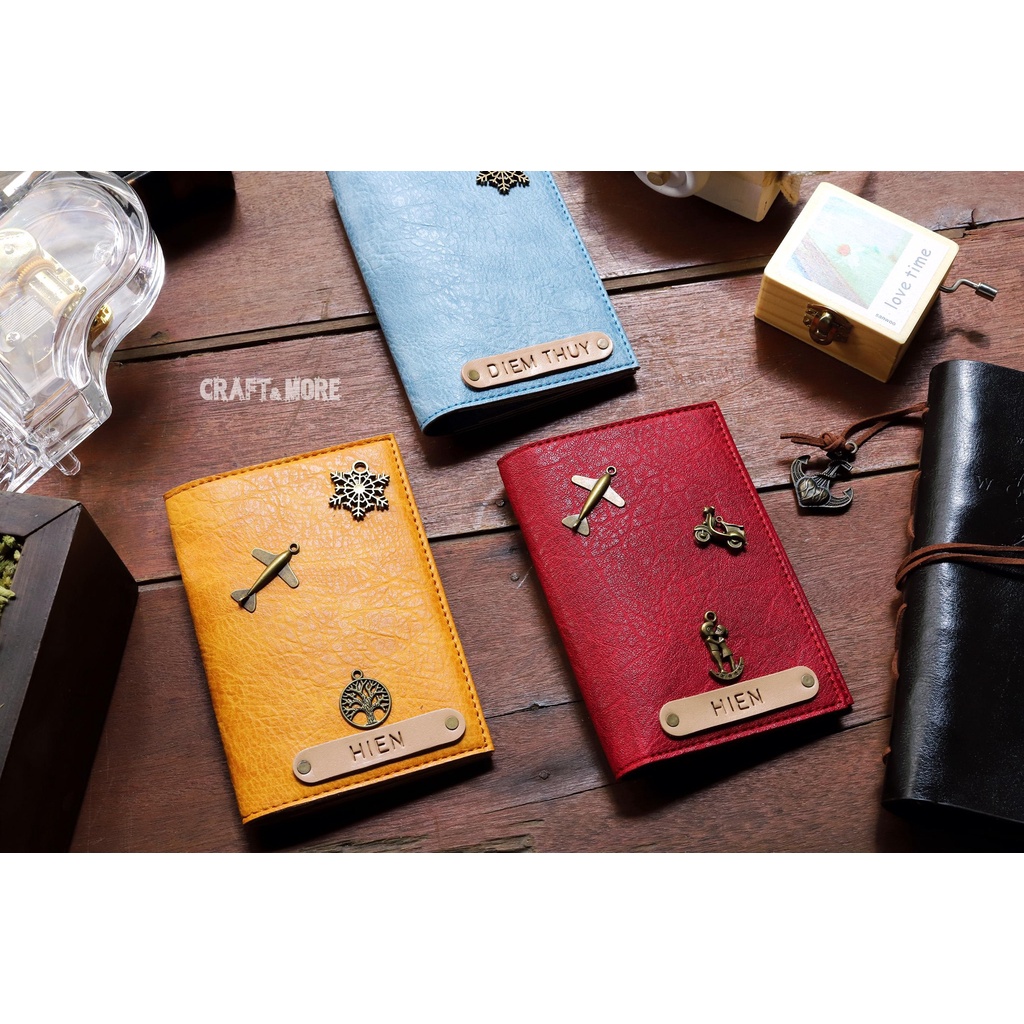 Bao Da Passport  Khắc Tên Theo Yêu Cầu