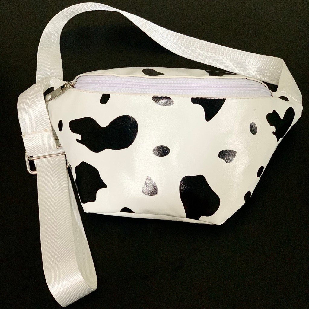 Túi Túi Bao Tử Đeo Chéo Họa Tiết Bò Sữa Dễ Thương Phong Cách Hàn Quốc Chất Da Quảng Châu Siêu Mềm | BigBuy360 - bigbuy360.vn