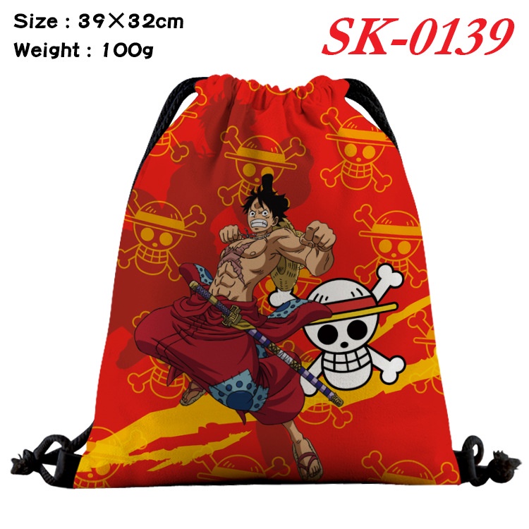 Ba Lô Dây Rút Hoạt Hình One Piece Nhiều Màu Sắc