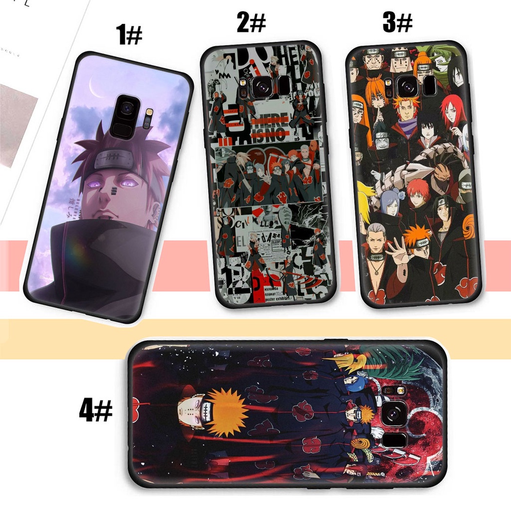 Ốp điện thoại hình Sasuke Akatsuki Naruto 53JBB thời trang cho Samsung A11 A21S A12 A22 A32 A42 4G 5G A31 A41