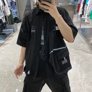 Sơ mi phối gile túi hộp