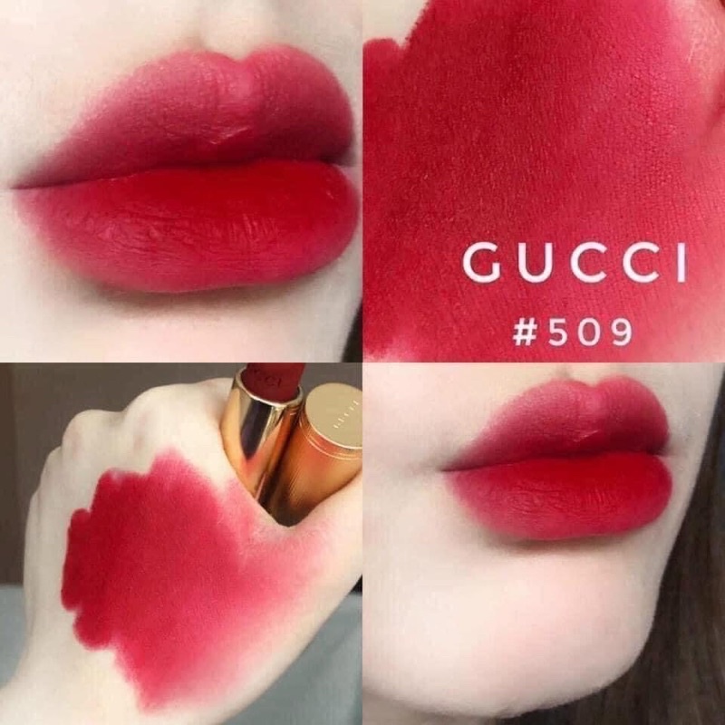 [Duty Free/Đủ Bill] Son thỏi Gucci Rouge A Lerves Lipstick