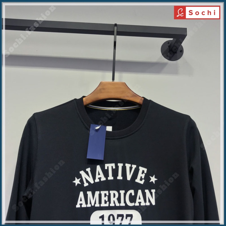 Áo thu đông nam tay dài, áo sweater cổ tròn mềm mịn vừa người in NATIVE mã SW.619 | BigBuy360 - bigbuy360.vn