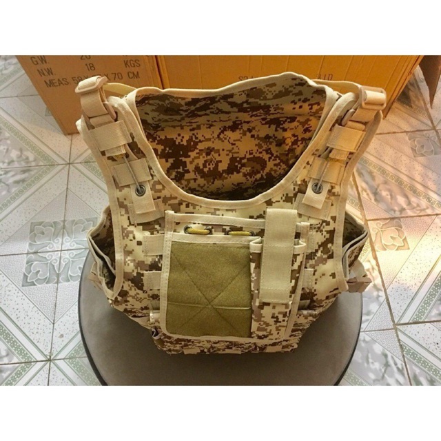 Giáp PUBG 3 màu ACU, Đen và Cát sa mạc