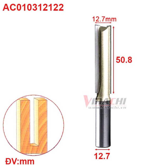 MŨI LẤY NỀN DÀI TIDEWAY AC0103 CỐT 12.7MM -  1 MŨI