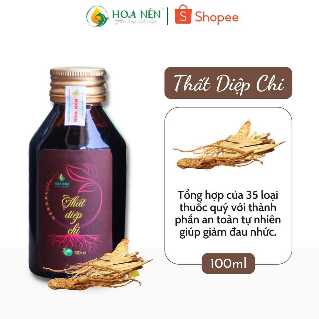 Tinh Dầu Xoa Bóp Thất Diệp Chi Hoa Nén 100ml - Giúp giảm nhức mỏi xương khớp hiệu quả