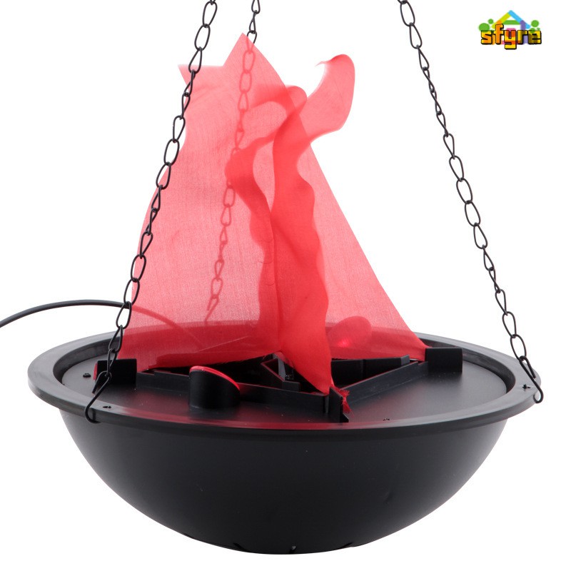 ELECTRONIC Đèn Led Giả Ngọn Lửa 3d Trang Trí Halloween