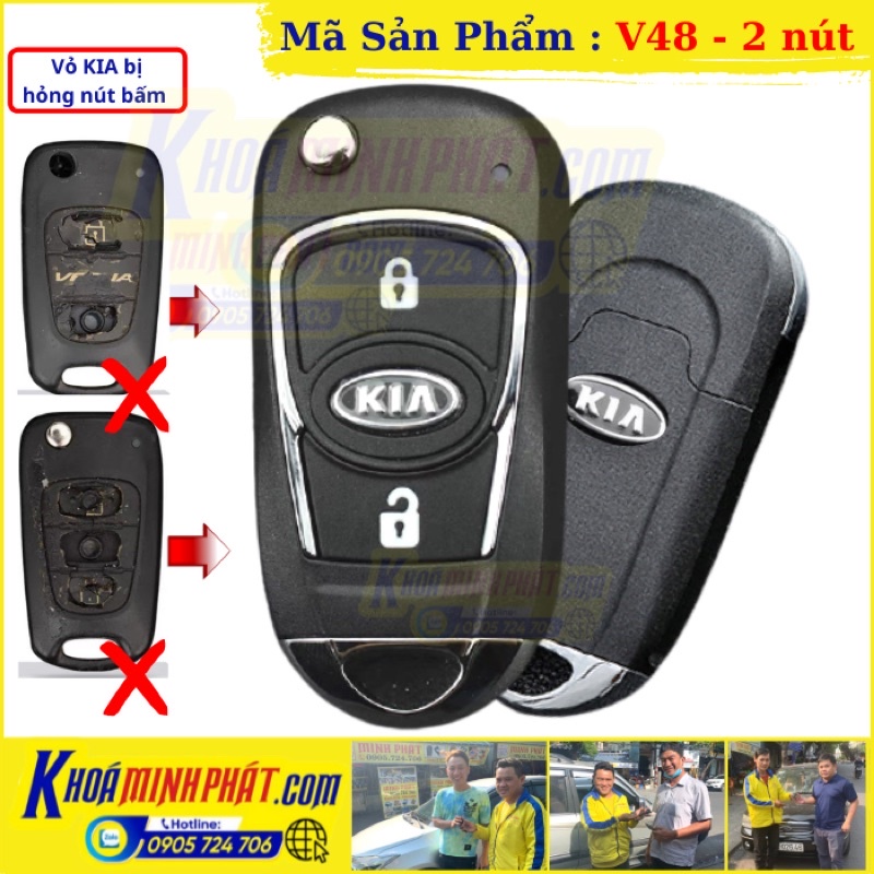 Vỏ Độ Chìa khóa xe Kia