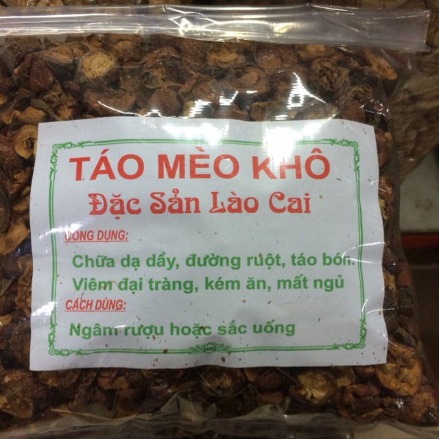 Táo mèo khô chuẩn Tây Bắc loại đẹp đóng túi 1 kg