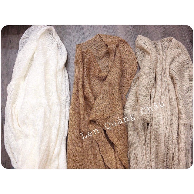 (QUẢNG CHÂU) ÁO LEN CARDIGAN MỎNG ĐI BIỂN LOẠI 1 DÁNG BASIC CỰC XINH | BigBuy360 - bigbuy360.vn