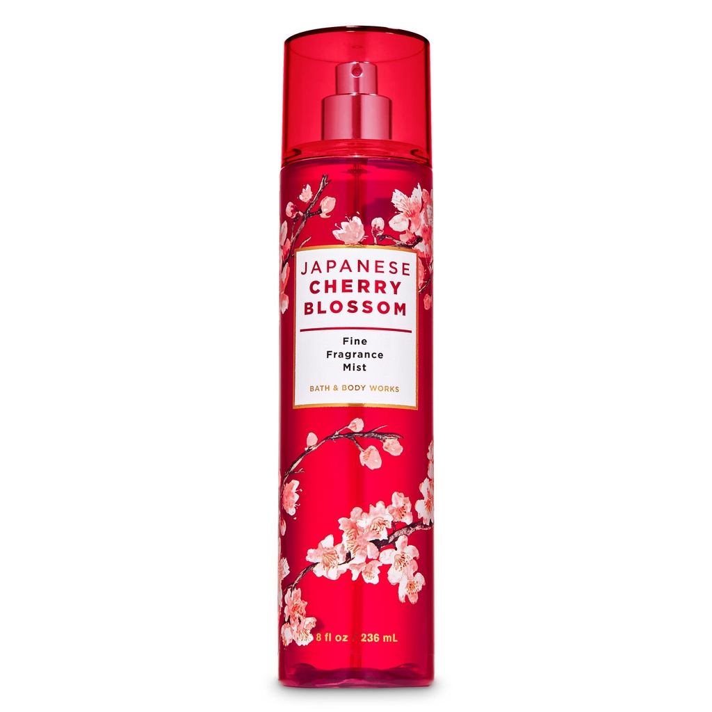 Xịt thơm toàn thân Bath &amp; Body Works - Japanese Cherry Blossom (236mL)
