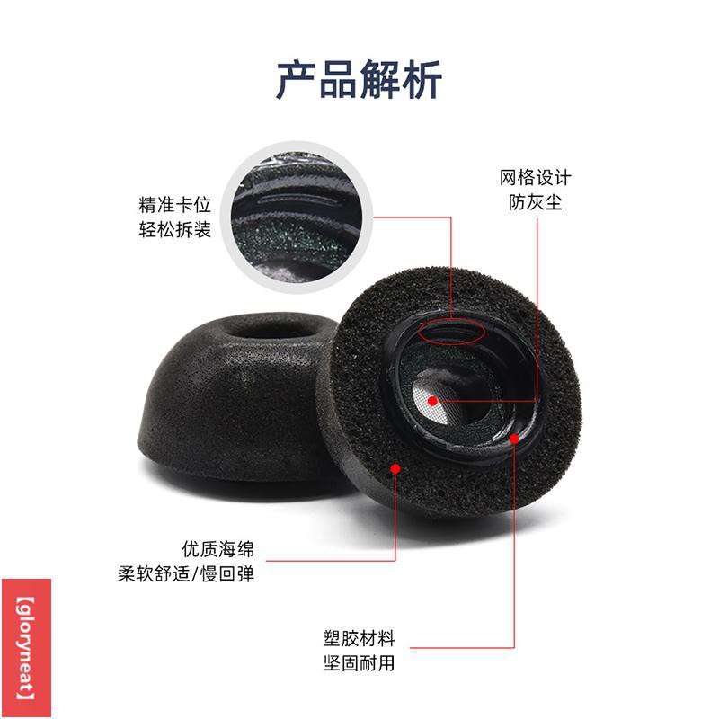 Nút Bọc Đầu Tai Nghe Hình Bọt Biển Cho Airpods Pro Airpods3 | BigBuy360 - bigbuy360.vn