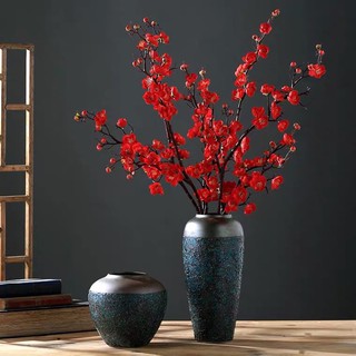 Cành mai đỏ mô phỏng y thật