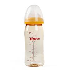 [Mã FMCG8 giảm 8% đơn 500K] Bình Sữa Pigeon Cổ Rộng Cao Cấp 160ml/240ml cho bé HÀNG NHẬP KHẨU