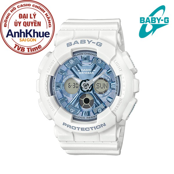Đồng hồ nữ dây nhựa Casio Baby-G chính hãng Anh Khuê BA-130-7A2DR
